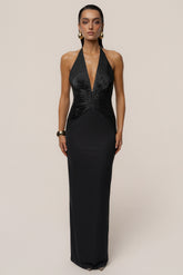 Black Enchanted Nights Maxi Dress