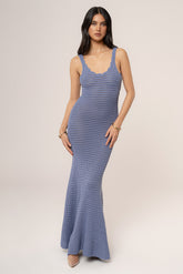 Dusk Halo Crochet Maxi Dress