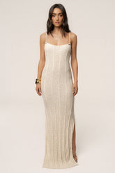 Ivory Cabana Views Crochet Dress