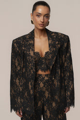 Black Lace And Desire Blazer
