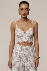 White Forever Crush Lace Top