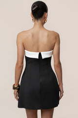 Black Midnight Toast Mini Dress