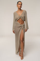 Gold Sunlit Metallic Sarong