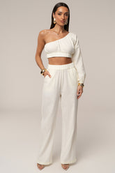 Ivory Coastal Tide Pant Set