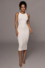 Ivory Day To Night Midi Dress