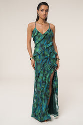 Green Tropic Muse Maxi Dress