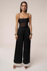 Black Jet Set Wide Leg Pants