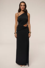 Black Astra Cutout Maxi Dress