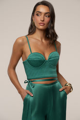 Emerald Thalia Textured Bustier