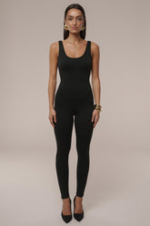 Black Alo Double Layer Jumpsuit
