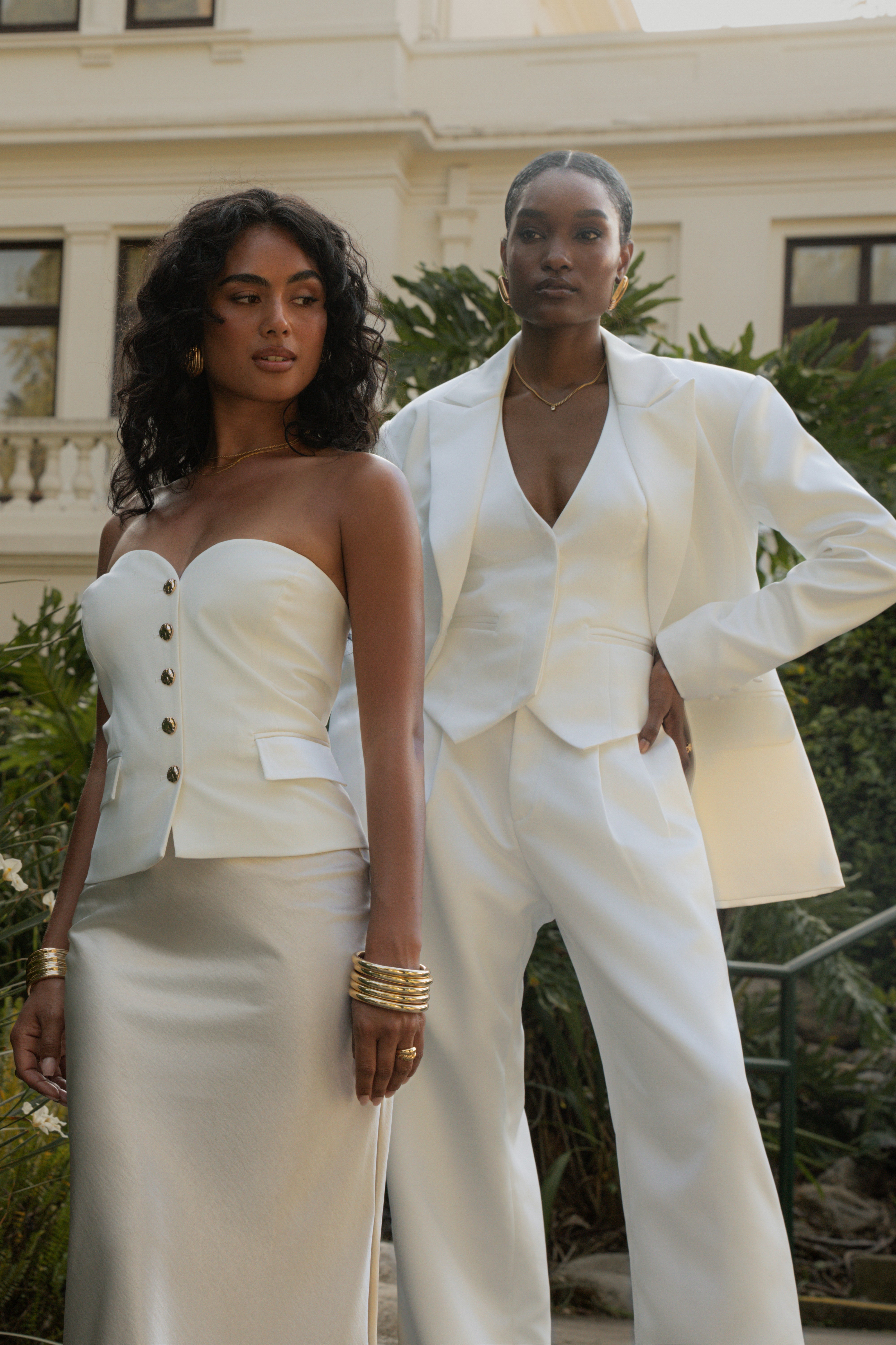 White Victoria Satin Blazer