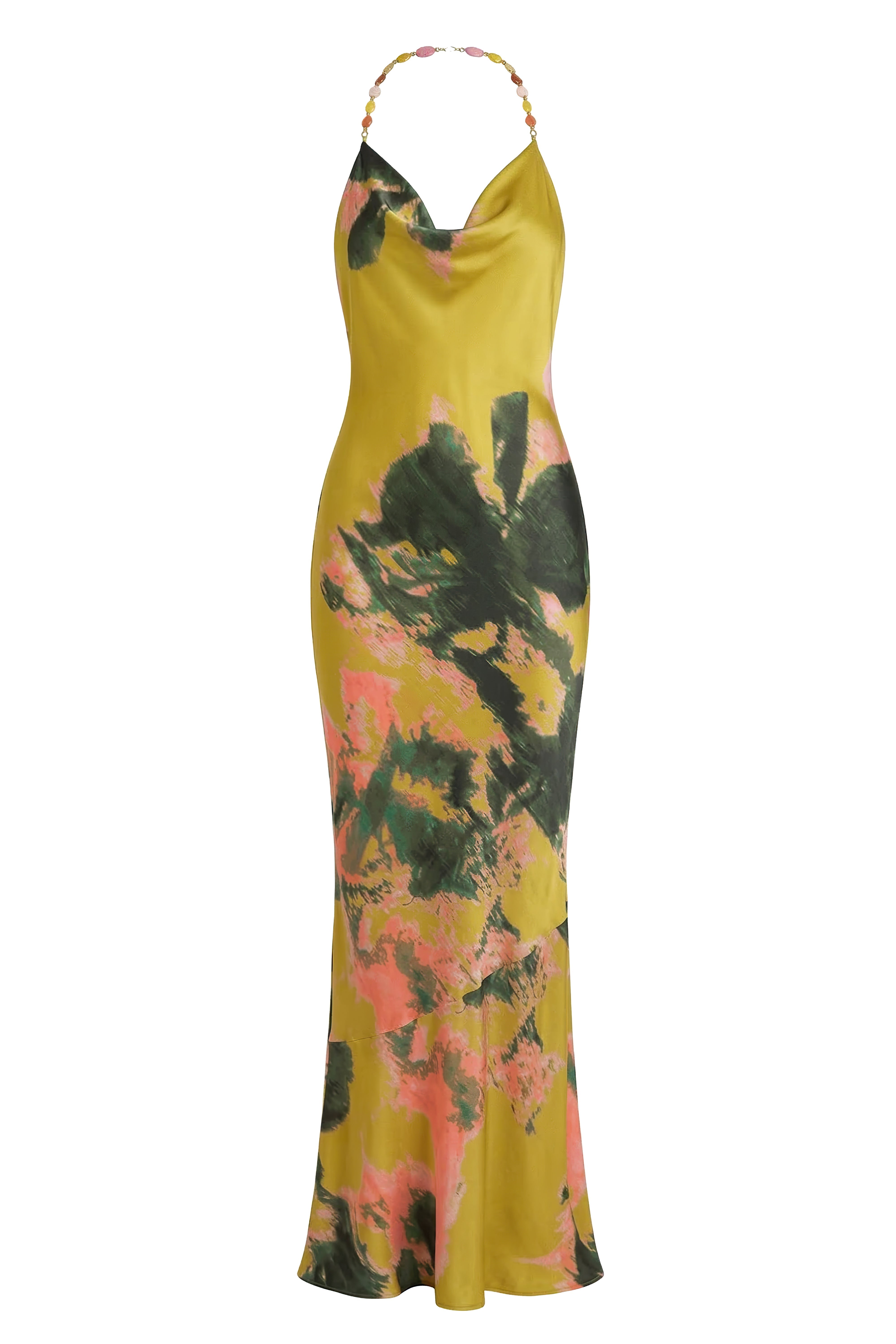 Yellow Print Bethani Maxi Dress