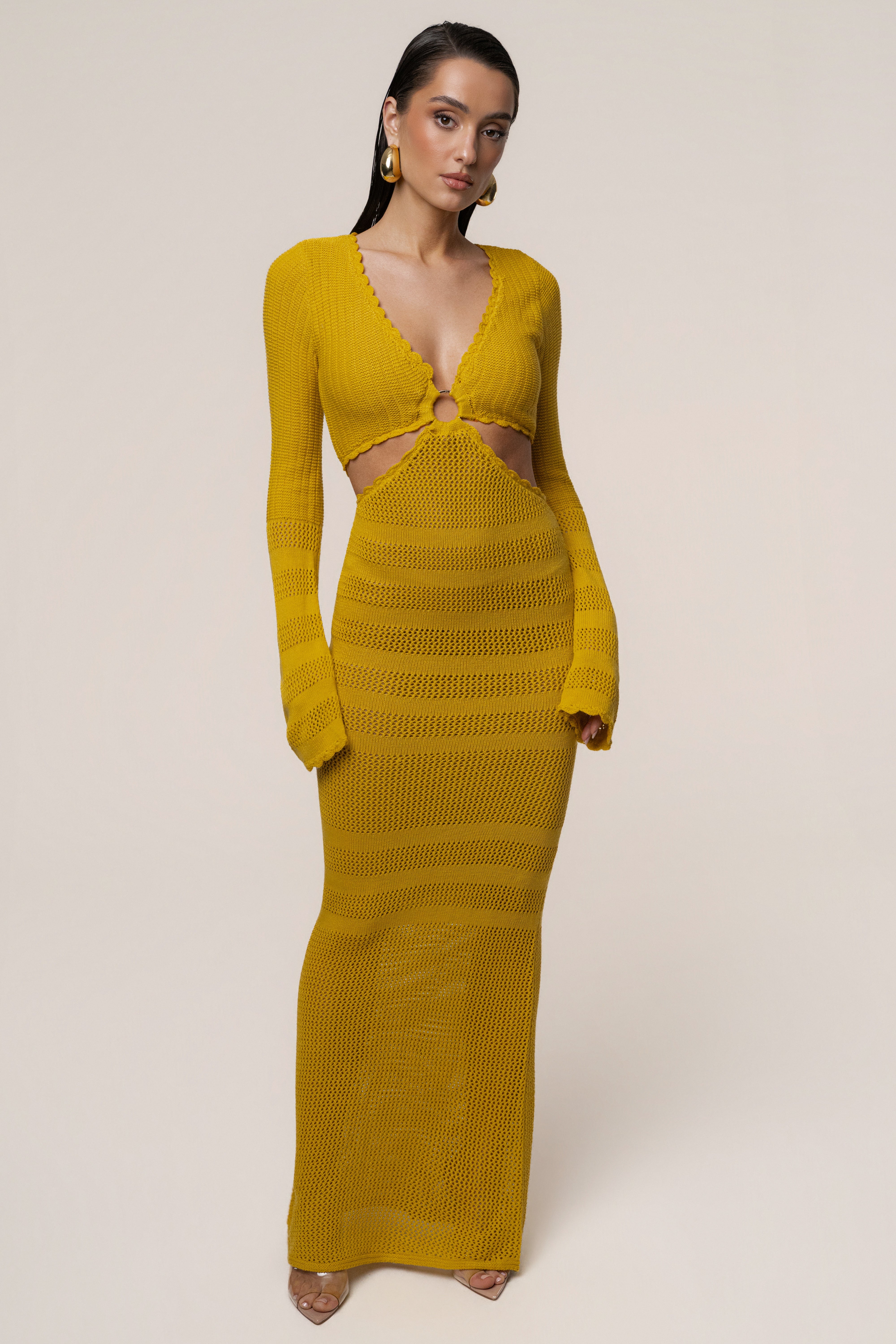 Yellow Blossom Haven Maxi Dress