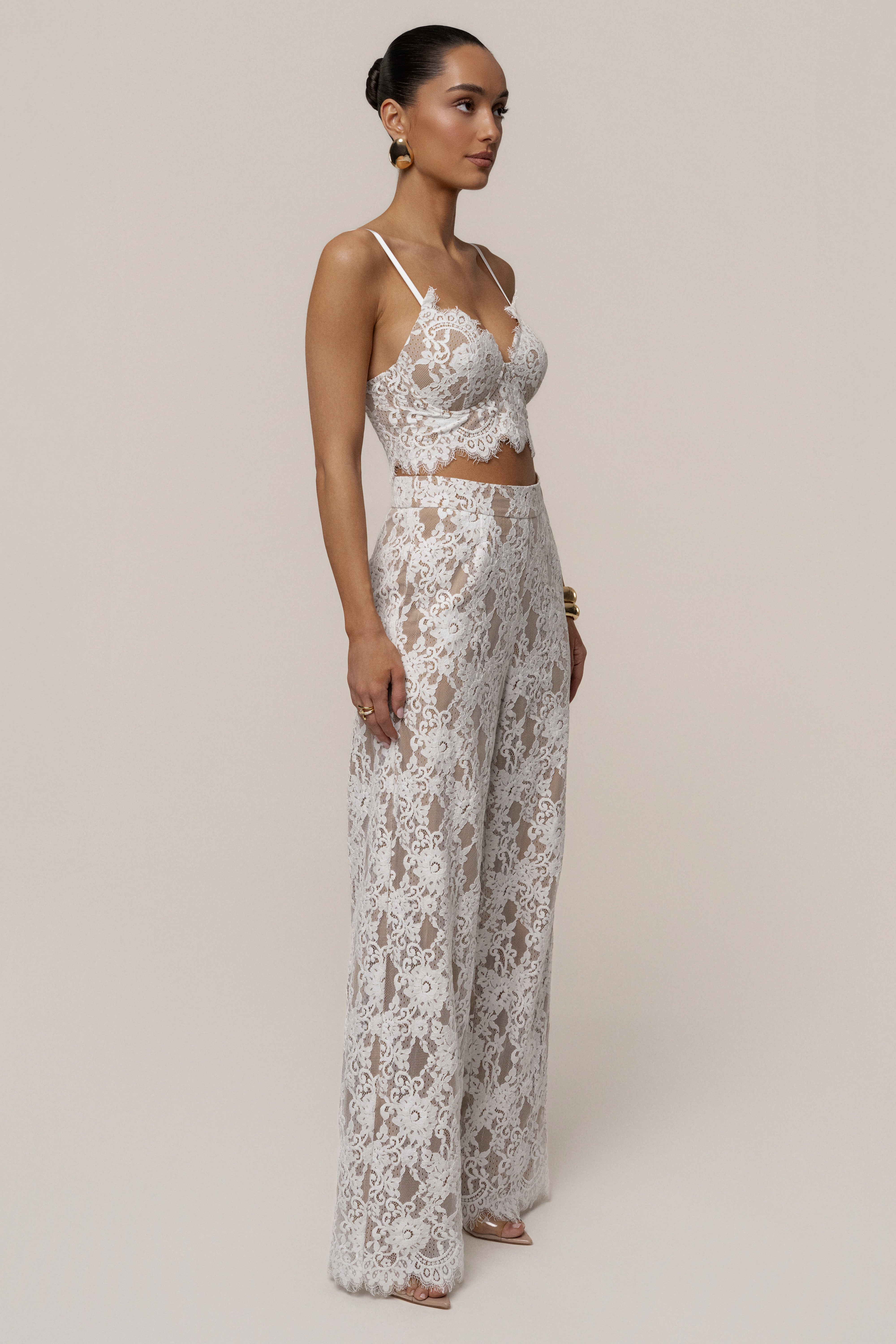 White Forever Crush Lace Top
