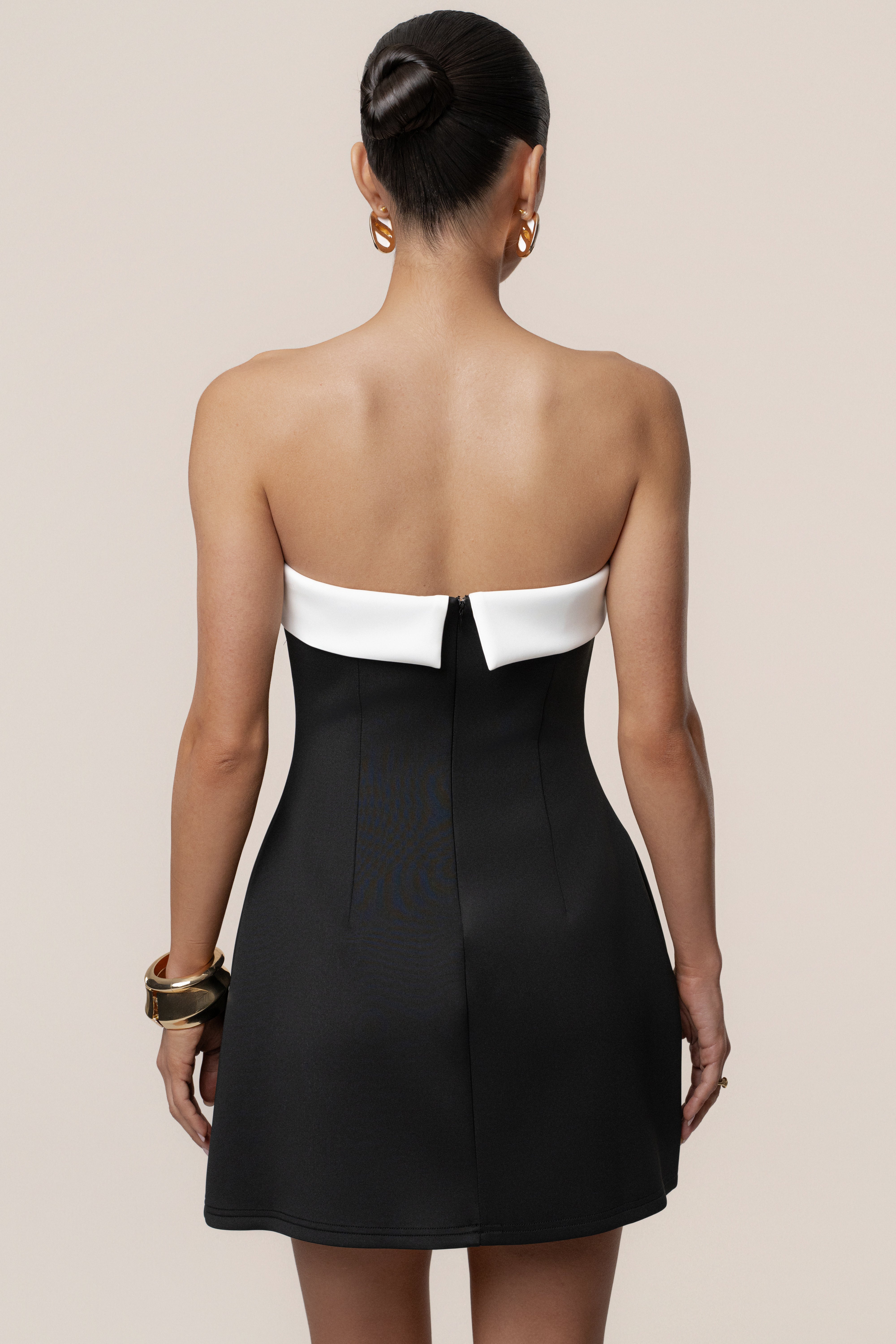Black Midnight Toast Mini Dress