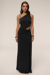 Black Astra Cutout Maxi Dress