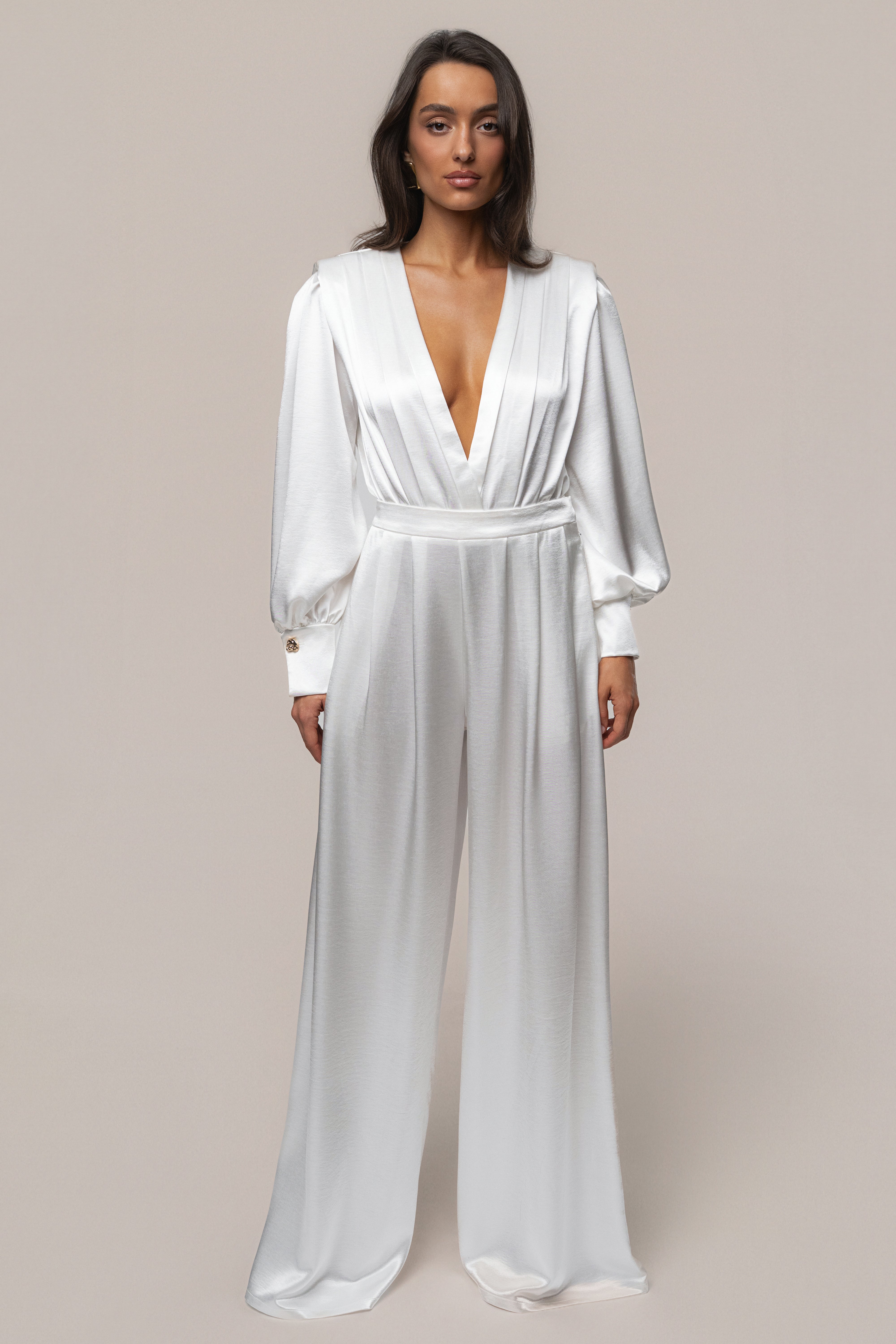 White Satin Radiance Bodysuit