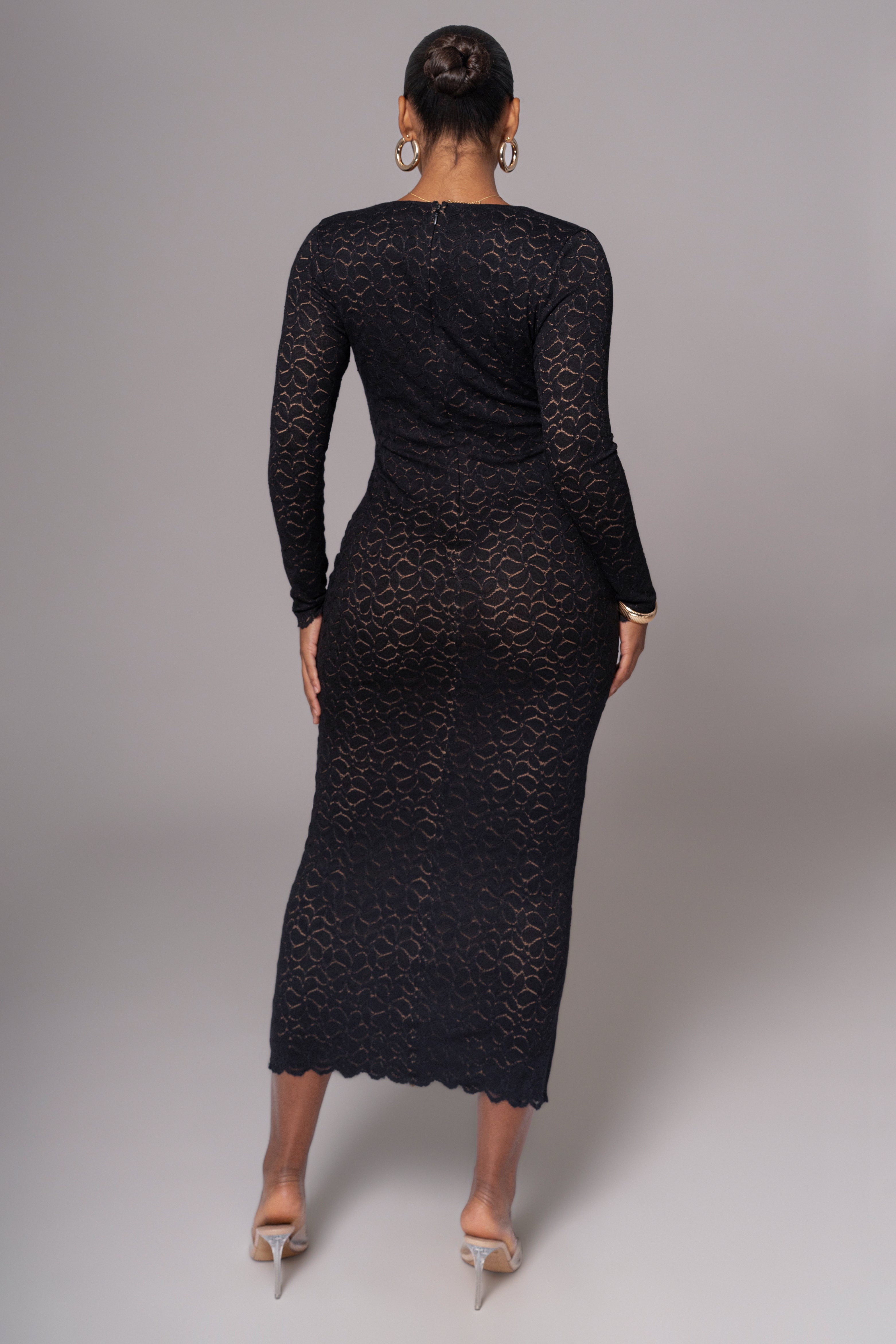 Black Reunited Maxi Dress
